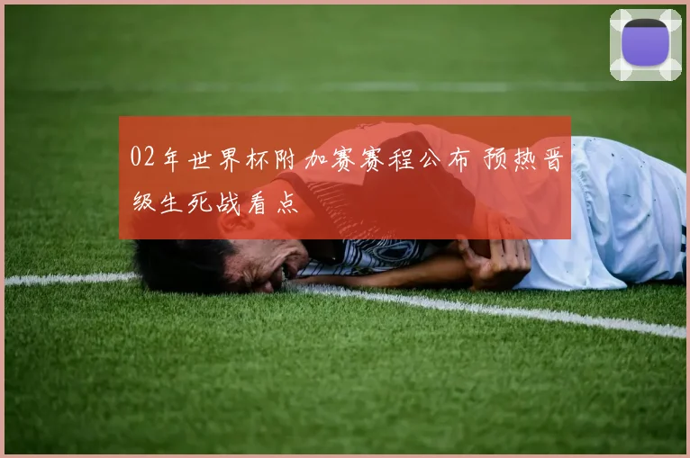 02年世界杯附加赛赛程公布 预热晋级生死战看点